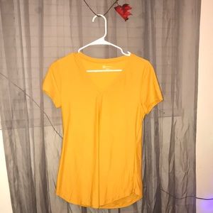 A yellow shirt